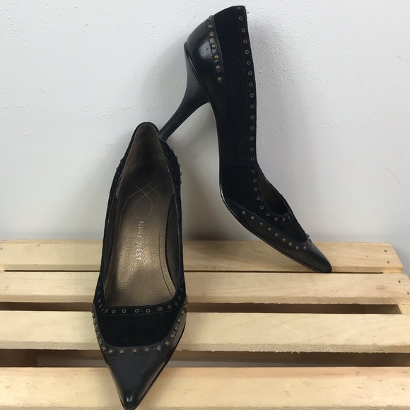 nine west studded heels